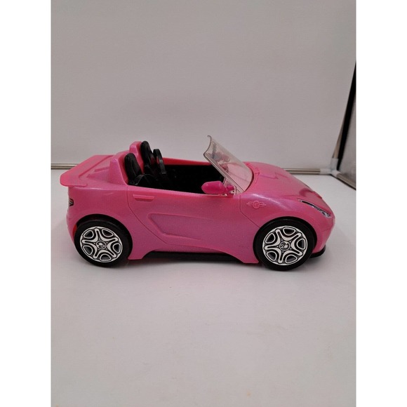 Mattel Barbie Convertible Push Car Pink/Black DVX59 2016 - Picture 1 of 12